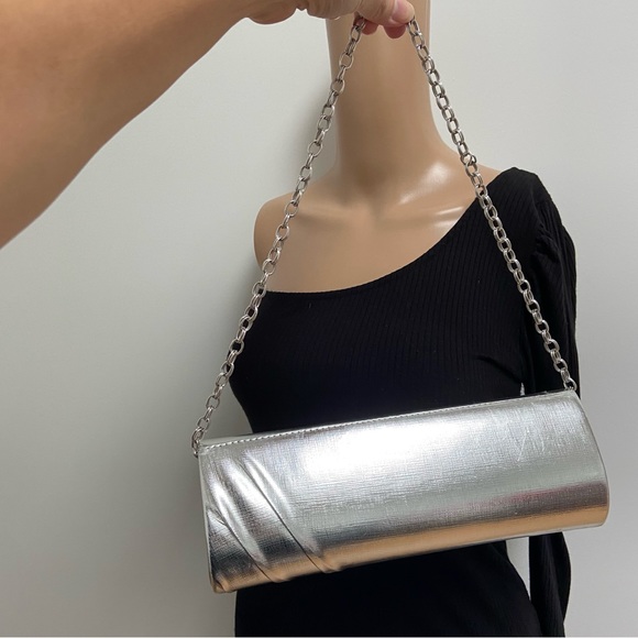 Silver evening bag - Picture 2 of 6